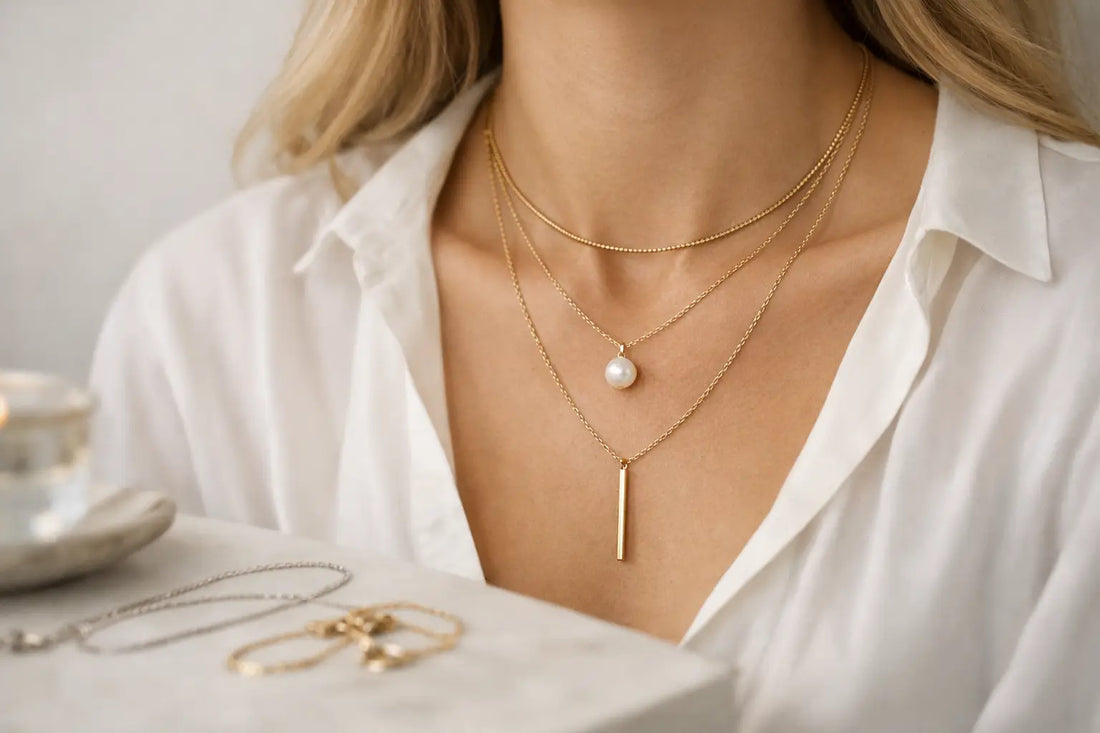 How to Layer Necklaces Without Tangling