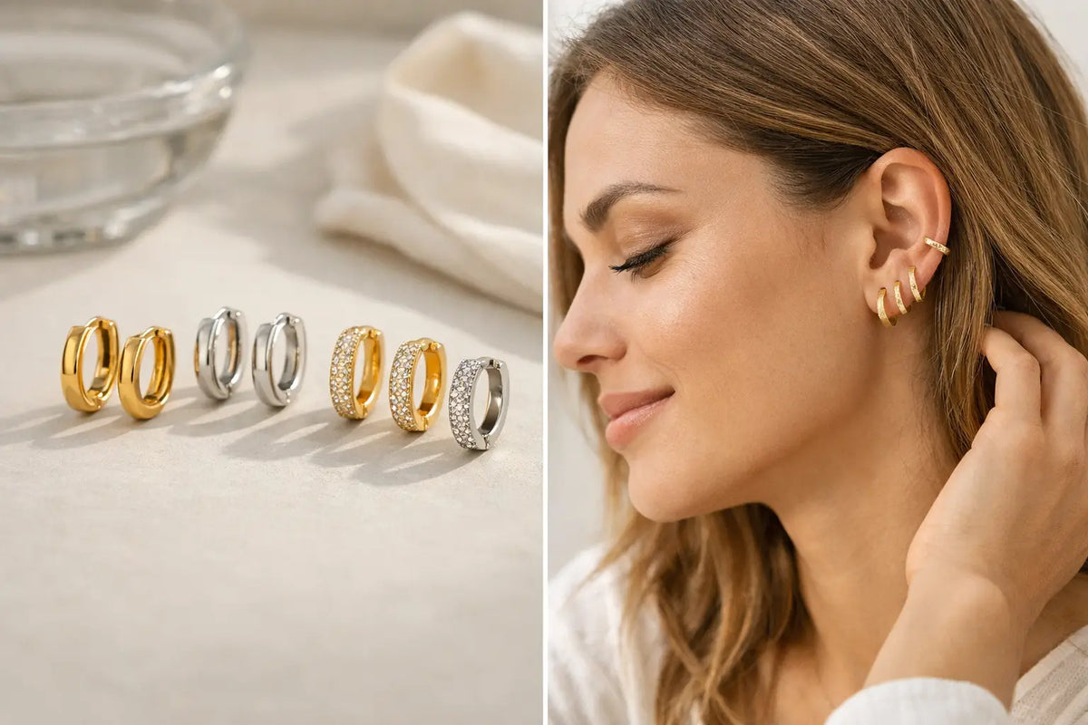 Huggie Hoop Earrings for Women, Worn on Repeat