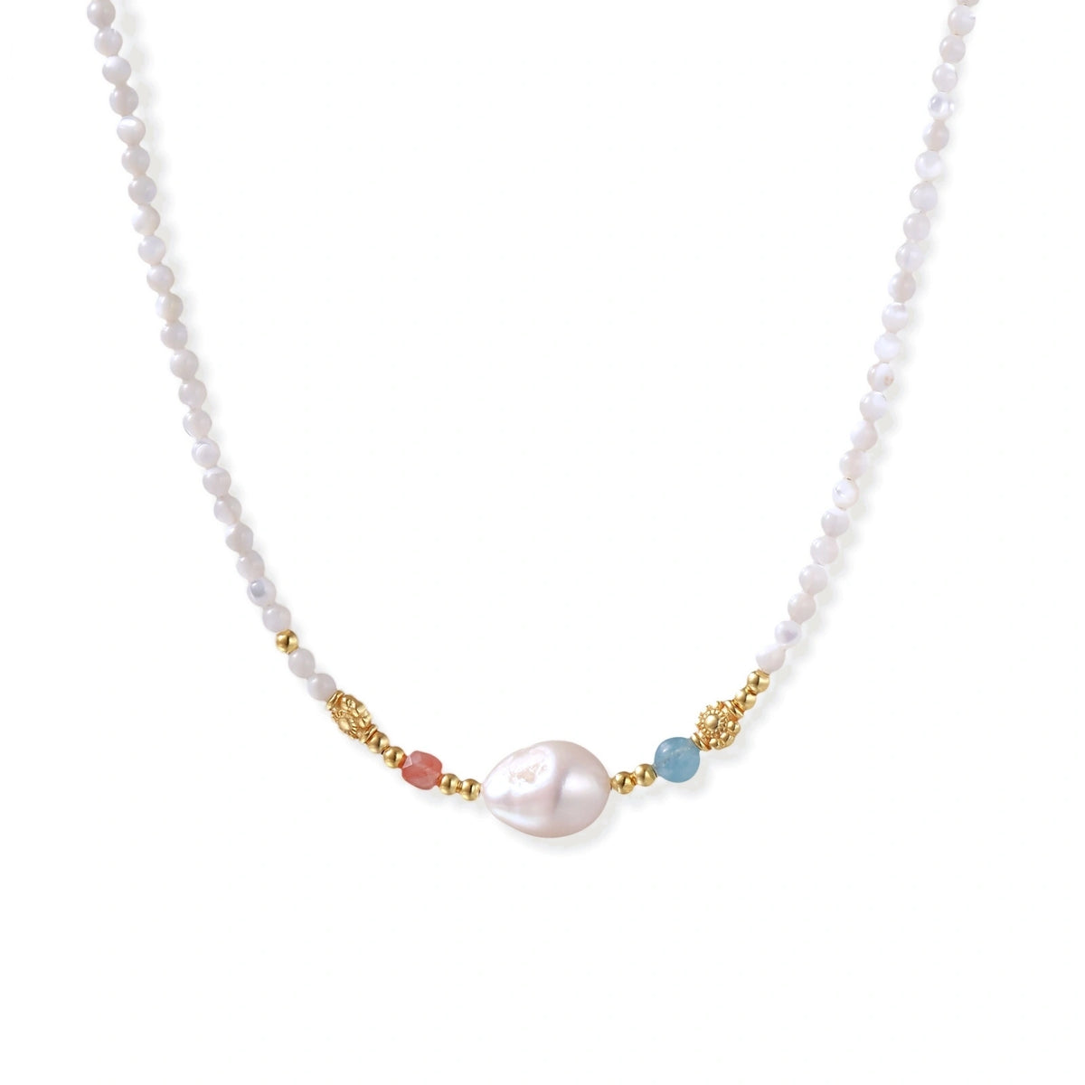 Pearl Garden Beaded Necklace