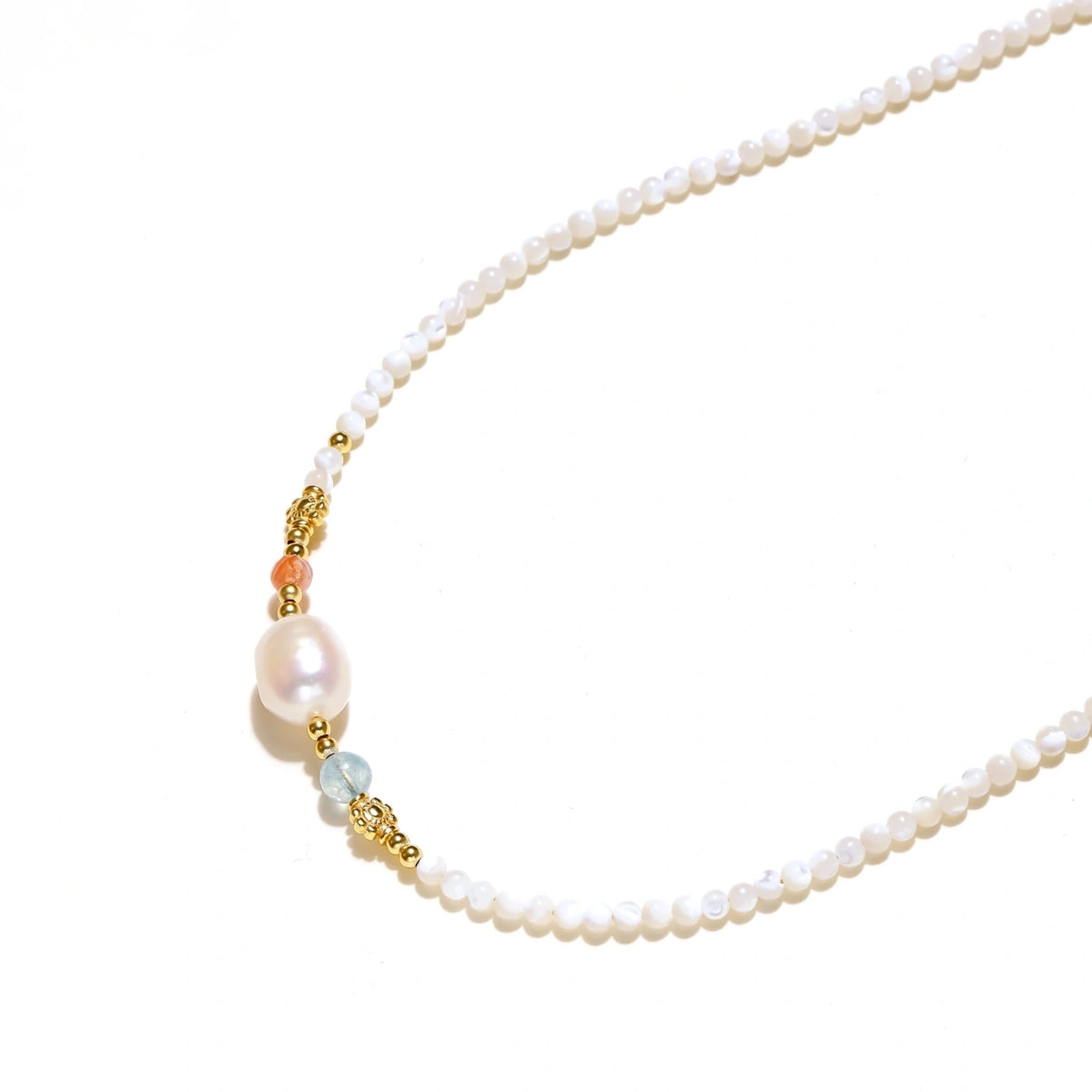 Pearl Garden Beaded Necklace