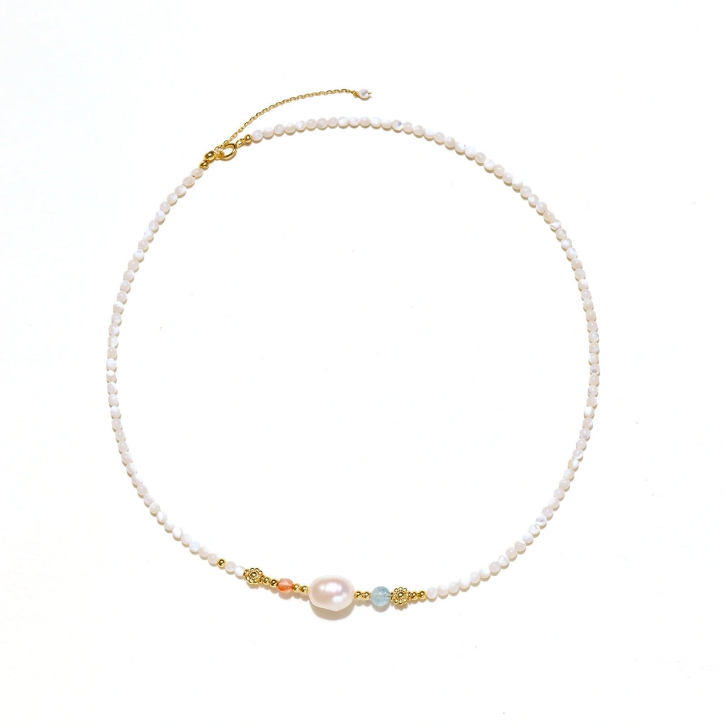 Pearl Garden Beaded Necklace