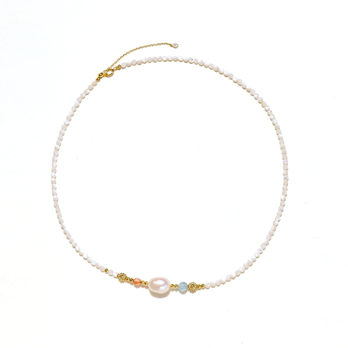 Pearl Garden Beaded Necklace