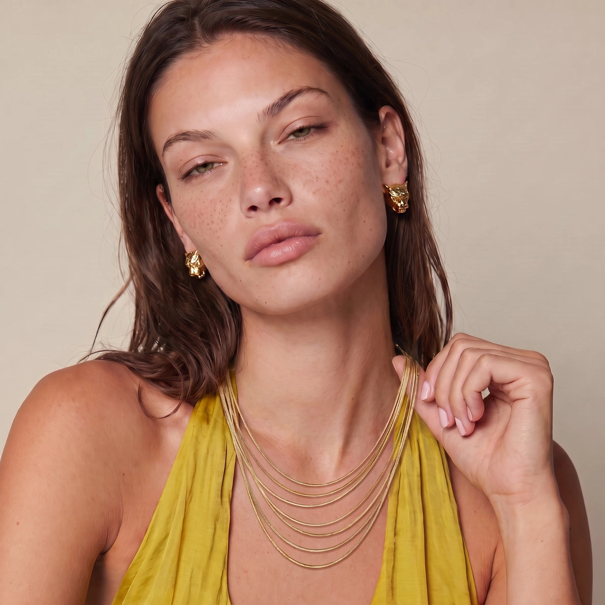 Golden Hour Layered Necklace | 14K Gold Plated